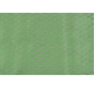 Tissu brocart floral tendance en polyester, textile doux et lisse pour la confection de robes ethniques et la décoration intérieure - Product Image 2