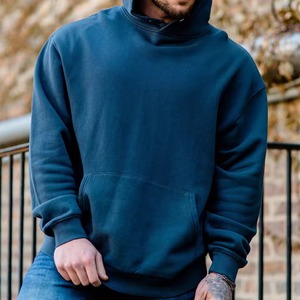 Sweat à capuche homme surdimensionné de haute qualité 500 g/m² en molleton épais, coupe décontractée, style streetwear - Product Image 5