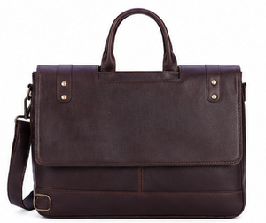 Premium Genuine Leather Messenger <b>Bag</b> Vintage Office Laptop Briefcase Business Shoulder <b>Bag</b> <b>for</b> <b>Men</b> - Product Image 1