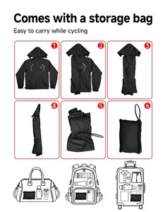 Chaqueta Bomber de Poliéster Impermeable, Transpirable y Ecológica para Hombre, de Secado Rápido, Ligera, con Capucha y Bolsillos Laterales, Venta al Por Mayor - Product Image 5