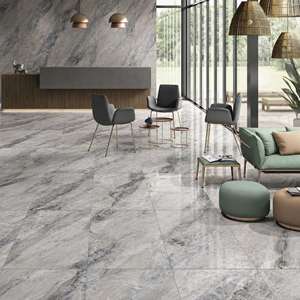 Azulejos de Porcelana Brillante para Piso, 600x1200mm, Textura Sólida, Pulidos, Antideslizantes, Modernos, Minimalistas, para Interiores, Baños y Hoteles - Product Image 1