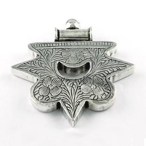 ¡Atractivo! Colgante pesado de joyería de plata lisa, colgante de Plata de Ley 925, joyería de moda, colgante de diseñador único - Product Image 1