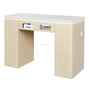 Nouvelles tables à ongles minimalistes de luxe en contreplaqué, modernes, élégantes, en MDF, fabriquées au Vietnam, écologiques, durables, couleur personnalisable - Product Image 5