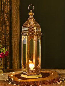 Farol Colgante de Metal Hecho a Mano por Proveedor Indio, Decorativo para Interiores y Exteriores, Disponible para la Venta - Product Image 2