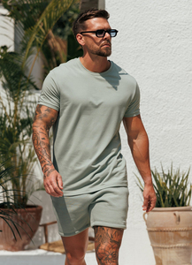 T-shirt en coton pour homme de haute qualité, confortable, coupe classique, avec logo personnalisé, tissu tricoté, impression compressée, ventes chaudes - Product Image 5