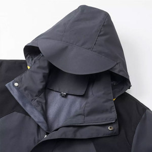 Chaqueta Cortavientos Transpirable para Hombre, Chaqueta Impermeable con Capucha, Chaqueta Cortavientos con Capucha para Hombre - Product Image 3