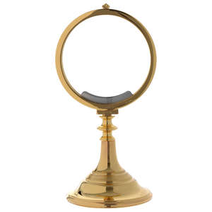 Monstrance en laiton de style européen, monstrance en laiton poli, sainte monstrance pour la décoration de la liturgie et de la prière de l'Église catholique - Product Image 3