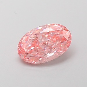 Diamant CVD de laboratoire rose vif fantaisie de forme ovale modifiée de luxe, 1,59 carat, clarté VS2, polissage excellent, diamant non monté - Product Image 6