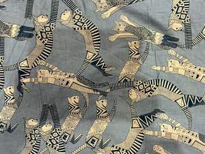 Organic Eco-Friendly Carded Printed Cambric Fabric Lightweight Red Animal Custom Indian Handmade Cotton <b>Boys</b> Running Dress <b>Bags</b> - Product Image 6