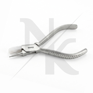 Pince à bec plat et rond en nylon de haute qualité pour opticien, 150 mm, avec poignée fantaisie, outils et équipement de fabrication de bijoux, outil d'entretien de lunettes - Product Image 2