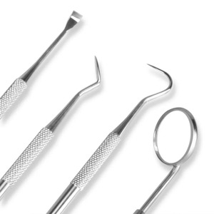 Kit dentaire ergonomique en acier inoxydable de classe I pour le nettoyage des dents, l'élimination de la plaque dentaire, détartreur, explorateur, miroir, étui portable, professionnel, OEM - Product Image 4