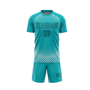 Vêtements d'équipe de football de haute qualité en promotion, faible MOQ, nouvelle arrivée, uniforme de football en sublimation couleur unie - Product Image 2