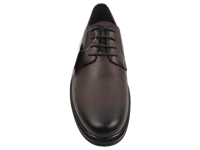 Chaussures habillées Aircom Derby pour hommes en cuir de mouton, à lacets, bout fermé, avec coussin d'air, semelle intermédiaire en EVA amortie, semelle extérieure en TPR