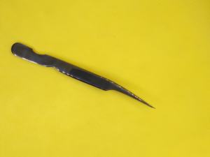 Pince à épiler professionnelle d'extension de cils droits avec revêtement noir-Outil de précision pour les applications de cils - Product Image 4