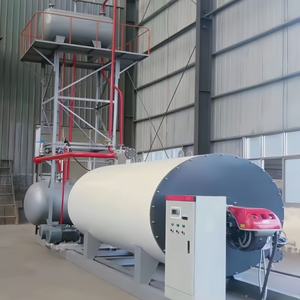 Ruang pembakaran bergelombang industri 500-6000kg/jam minyak Gas api Diesel bertenaga Horizontal tabung api ketel minyak termal - Product Image 2