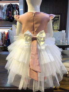 ชุดเดรสทำจากขนสัตว์ลายผีเสื้อสำหรับเด็กแฟนซีทุกวัยรวมถึงงานคาดผมลายดอกไม้สำหรับงานปาร์ตี้ฤดูใบไม้ผลิ - Product Image 2