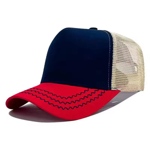 หมวกแก๊ปทรง Trucker ราคาโรงงาน ขายดี สั่งทำได้ ลายพิมพ์ดิจิทัล 6 แผง สไตล์สปอร์ต ระบายอากาศได้ดี กันน้ำ ผลิตจากโพลีเอสเตอร์/คอตตอน - Product Image 6