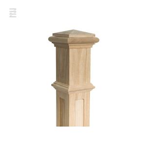 Tangga Oak merah pagar kayu Balustrade seri 4092 kotak Panel tersembunyi baru bagian tangga elegan - Product Image 2