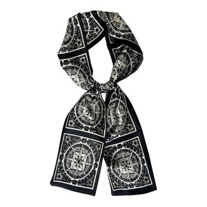 Pañuelo para la Cabeza Hecho con Seda de la Mejor Calidad, para la Moda del Cabello, Ligero, para Mujer, para Atar al Cuello - Product Image 1