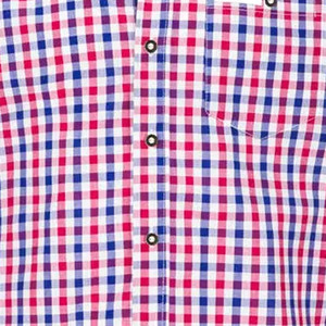 Mens Button Down Check Shirt Premium Cotton Plaid Long Sleeve Casual Business Wear OEM ODM Manufacturer Factory - Product Image 5