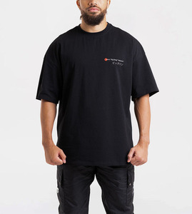 เสื้อยืดโอเวอร์ไซส์สั่งทำพิเศษสำหรับผู้ชายและผู้หญิง ผ้าฝ้าย 100% ระบายอากาศได้ดี คุณภาพสูง รับผลิตแบบ OEM ODM แบรนด์ส่วนตัว ขายส่งจากโรงงาน - Product Image 6