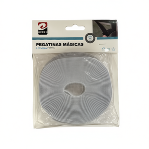 12/U PEGATINAS MAGICAS Adhésif pour bande Velcro 1CM*6M Fixation durable et polyvalente - Product Image 1