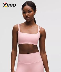 Sujetador Deportivo de Yoga para Mujer XEEP de Alta Calidad XC-SB-187, Diseño Sólido y Simple, Transpirable, con Tirantes Ajustables y Almohadillas Extraíbles, Alto Soporte - Product Image 1