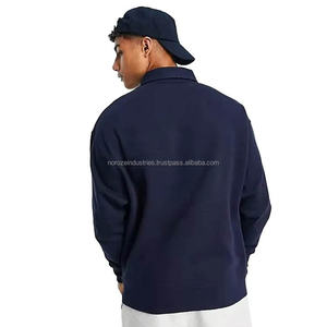 เสื้อฮู้ดดี้โอเวอร์ไซส์ทรงบ็อกซี่ ผ้าฟลีซหนานุ่มสำหรับฤดูหนาว น้ำหนัก 500 กรัม ผลิตจากโพลีเอสเตอร์ 30% และผ้าฝ้าย 70%  แบบเรียบไม่มีลาย สำหรับผู้ชาย - Product Image 6