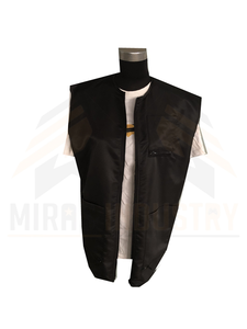 Batas de Barbero Negras de Poliéster para Hombre, Transpirables, con Protección Contra Pinchazos, Uniforme de Moda - Product Image 1