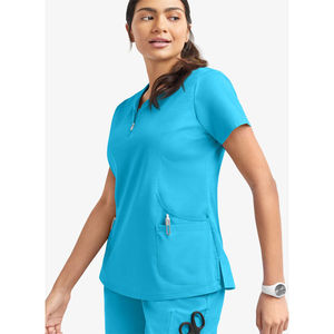 New Style V-neck Medical Scrubs Uniform Wholesale Factory Supply Breathable Hospital Nursing Scrubs <b>Sets</b> for Women & Men - Product Image 5