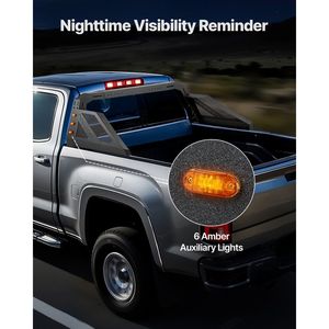 Portapacchi Universale Regolabile in Acciaio al Carbonio Compatibile con Cassone di Camion di Grandi Dimensioni per Pickup Sportivi - Product Image 4