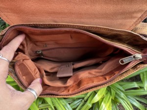 Sac bandoulière en cuir véritable fait main, nouveau design, multi-usages, élégant, pour femmes, vente en gros - Product Image 6