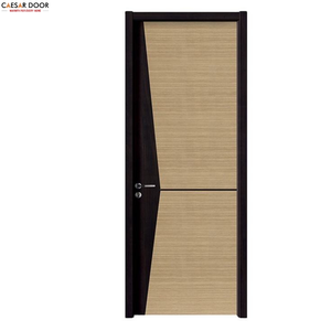 Puerta Contemporánea de Chapa de Madera con Núcleo Compuesto de WPC y Diseño Moderno de Lujo para Uso Comercial en Baños y Oficinas - Product Image 4
