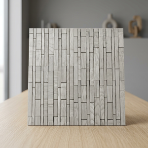 Precio barato Cubic Hexagonal Diamond Mosaic Azulejos de porcelana para Backsplash Cocina Piso Pared Decoración moderna Fácil de limpiar - Product Image 4