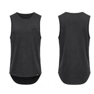 Sherpa Shearing Singlet <b>Vest</b> <b>Long</b> Tail Cotton Soft Durable Comfortable Farming Work <b>Vest</b> Custom Printing Oem Odm - Product Image 1