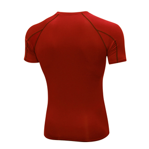 Training Tops Men's Surfing Rash Guard T-<b>Shirt</b> Quick Dry Polyester Spandex Half Sleeve <b>Compression</b> <b>Shirt</b> For Gym And Fitness - Product Image 2