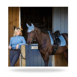 Tapis de selle carré classique pour dressage, tapis de selle d'équitation, équipement équestre - Product Image 1