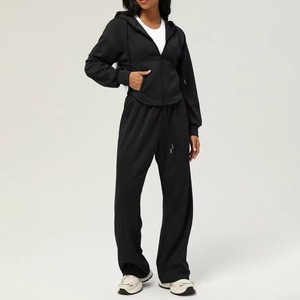 Chándal de Invierno para Mujer, Nueva Llegada, Alta Calidad, 100% Algodón, Grueso, Transpirable, Ropa Deportiva para Gimnasio, Cómodo, Personalizable - Product Image 4