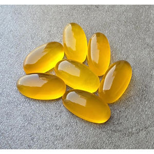 Auténtica Calcedonia Mango, Cabujón Ovalado Grande, Piedra Preciosa Suelta, Calibrada y Pulida para Joyería, Disponible en Todos los Tamaños - Product Image 3