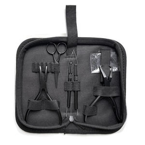 Kit de Herramientas para Extensiones de Cabello de Alta Gama, Resistentes al Agua, con Micro-Enlaces Cosidos a Mano, de Acero Inoxidable Dorado y Plástico - Product Image 1
