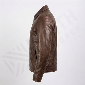 Veste de moto en cuir véritable pour homme de qualité supérieure, nouvelle arrivée, vestes de moto d'hiver, protections amovibles, personnalisables - Product Image 3
