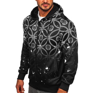 Sweat-shirt personnalisé pour homme, 100% coton, molleton de haute qualité, vêtements de sport, impression numérique multicolore, survêtement, design hiver - Product Image 6