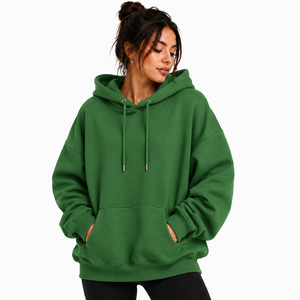 Sweat-shirts en coton avec logo personnalisé, sweats épais et lourds, sweats vierges de haute qualité, sweats oversize pour femmes en tissu French Terry - Product Image 5