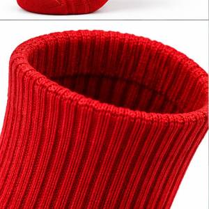 Calcetines Rojos de Estilo Deportivo, Tejidos, Transpirables, con Forro de Algodón, Ajuste Regular, para Yoga, Voleibol y Uso Diario - Product Image 6