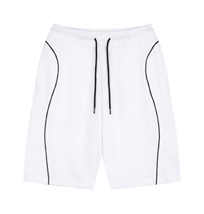 Pantalones Cortos Unisex de Felpa Terry OEM |   Pantalones Cortos Casuales con Ribete en Contraste para Gimnasio y Ropa Urbana |   Fabricante y Exportador de Ropa Personalizada - Product Image 3