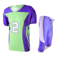 Uniformes de Fútbol Americano Personalizados 2024, Venta Caliente, Malla Pakistan, Azul Rey, Sublimación, Manga Corta, Transpirable, Absorbe la Humedad, Protección UV