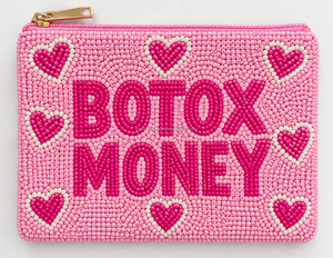 Porte-monnaie fait main en perles de rocaille avec citation amusante personnalisée, pochette zippée, portefeuille coloré en perles de verre, sac à monnaie, accessoire de mode en gros - Product Image 3