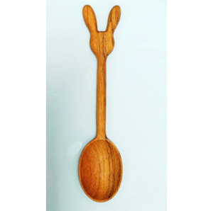 Mini-cuillère en bois artisanale en forme d'animaux mignons, vente en gros directe d'usine du Vietnam, étiquette personnalisée, cuillère en bois décorative artisanale - Product Image 6