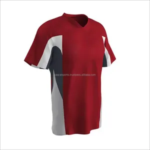 Uniformes de Béisbol y Sóftbol Personalizados, Económicos, de Poliéster, con Estampado por Transferencia de Calor, Transpirables, Antibacterianos, con Cuello en V - Product Image 5