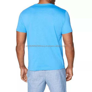 T-shirts en coton 100% de haute qualité personnalisés OEM pour hommes, décontractés, logo vierge, broderie, impression, couleur unie, t-shirts pour hommes 2025 - Product Image 2